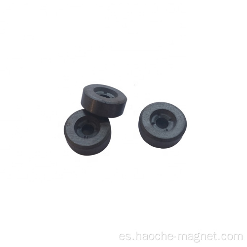 Magnetización radial 16 polos anillo magnético de ferrita